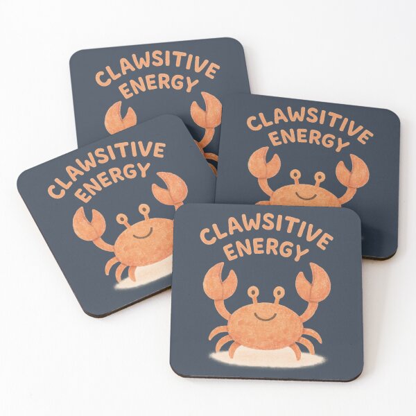 Item preview, Clawsitive Energy Crab designed and sold by ChirpInc.