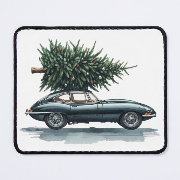 Item preview, Iconic Holiday Cars Art Print - Classic Christmas Automotive Design designed and sold by MiszungART.