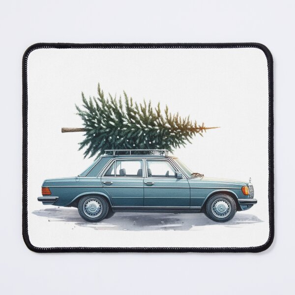 Item preview, Iconic Holiday Cars Art Print - Classic Christmas Automotive Design designed and sold by MiszungART.