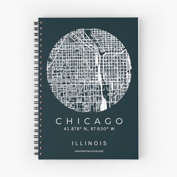 Item preview, Chicago Illinois City Minimalist Map designed and sold by NosandEdgy.