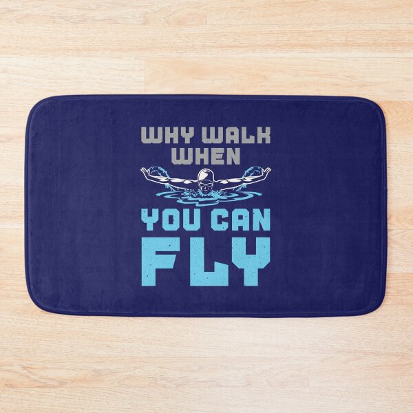 Item preview, Why Walk When You Can Fly Swimming Butterfly designed and sold by jaygo.