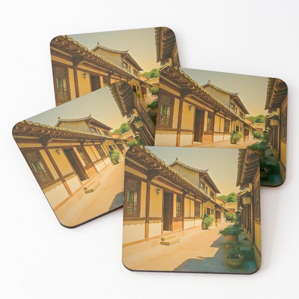 Item preview, BUKCHON HANOK VILLAGE TRAVEL SCENIC VIEW designed and sold by DottedEarth.
