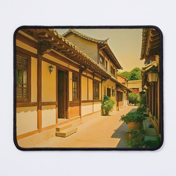 Item preview, BUKCHON HANOK VILLAGE TRAVEL SCENIC VIEW designed and sold by DottedEarth.