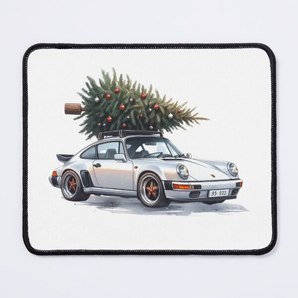 Item preview, Iconic Holiday Cars Art Print - Classic Christmas Automotive Design designed and sold by MiszungART.
