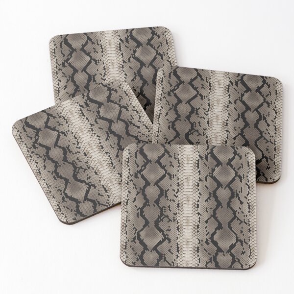 Item preview, Black and White Snakeskin - Monochrome Reptile Leather Pattern designed and sold by novapixel25100.
