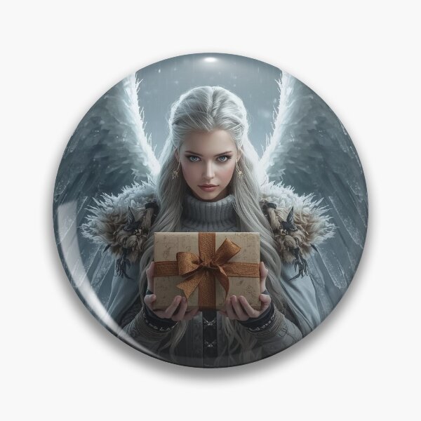 Item preview, Snow Valkyrie – Nordic Winter Warrior Art designed and sold by Mythic Tide.