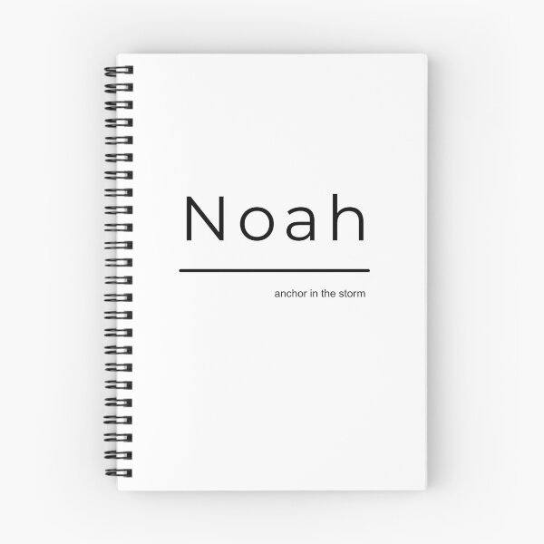 Item preview, Noah – Minimalist Name Art | Anchor in the Storm designed and sold by baskamade.