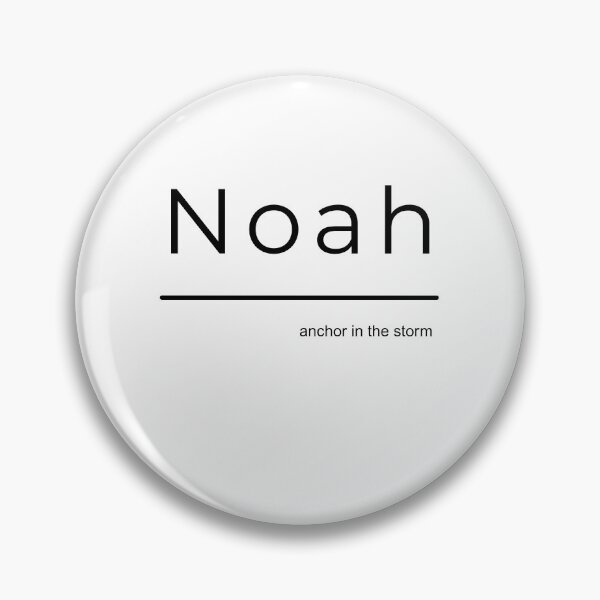 Item preview, Noah – Minimalist Name Art | Anchor in the Storm designed and sold by baskamade.