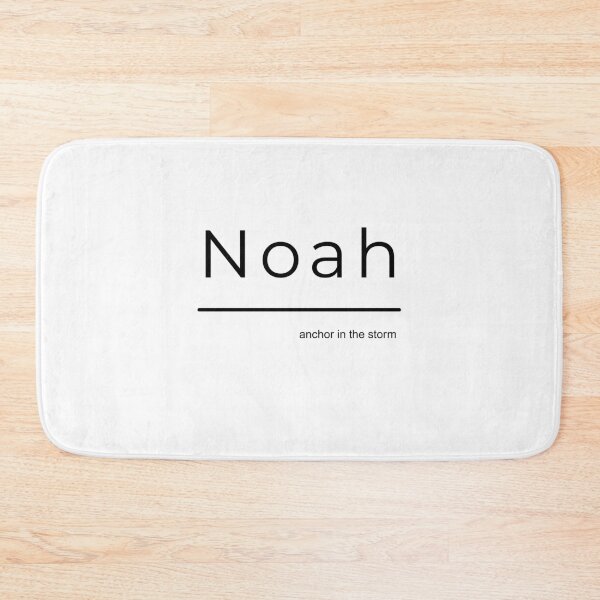 Item preview, Noah – Minimalist Name Art | Anchor in the Storm designed and sold by baskamade.