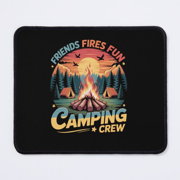 Item preview, Fires Friends Fun Camping Crew Summer designed and sold by AnixieArtFun.