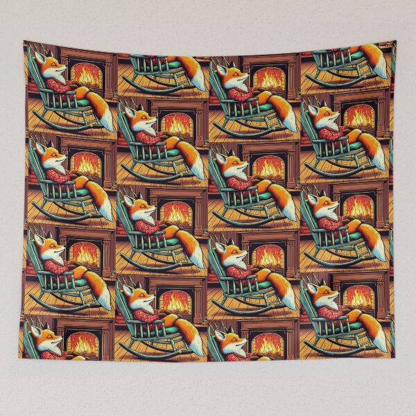 Item preview, Cute fox sleeping designed and sold by Dogandesighn.