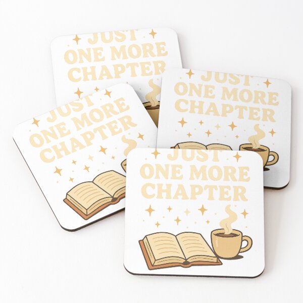 Item preview, Just One More Chapter – Cozy Book Lover Design designed and sold by Laughprints.
