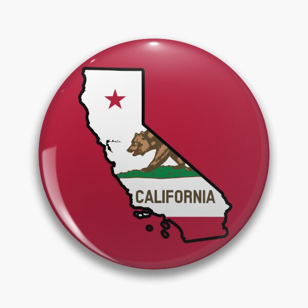 Item preview, State Flag Map of CALIFORNIA designed and sold by HFYD.