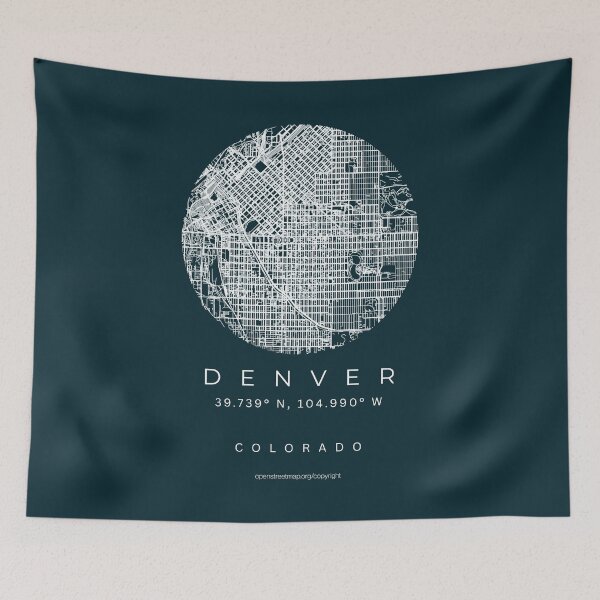 Item preview, Denver Colorado City Minimalist Map designed and sold by NosandEdgy.