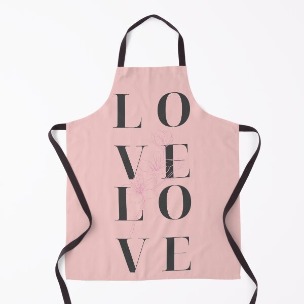 Item preview, LOVE Floral Typography | Minimalist Cherry Blossom Design | Pink and Black Aesthetic designed and sold by Elhelaly.