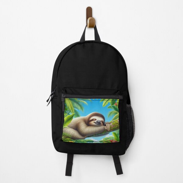 Item preview, sloth sleeping on a tree designed and sold by Dogandesighn.