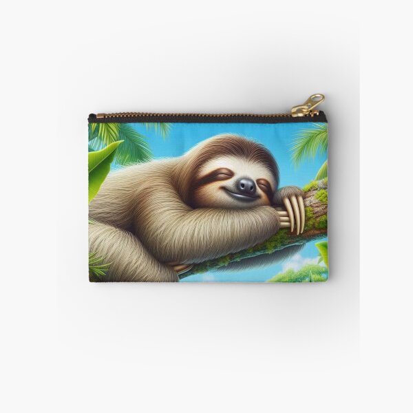 Item preview, sloth sleeping on a tree designed and sold by Dogandesighn.
