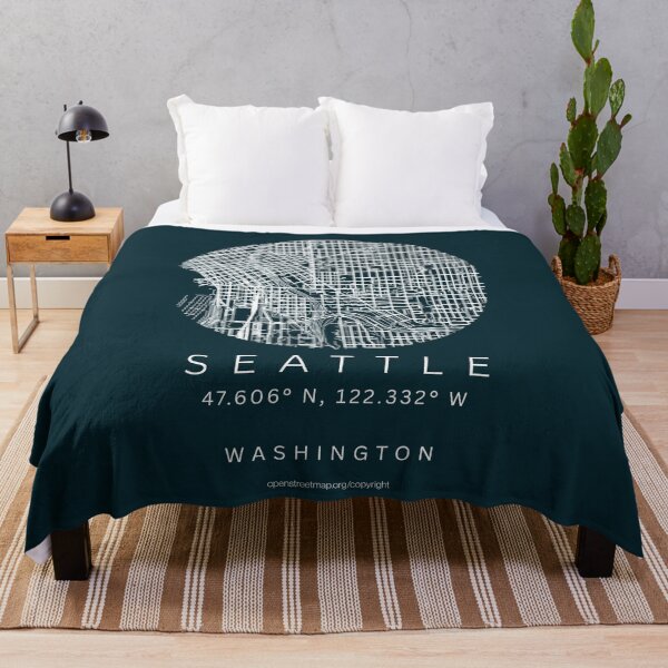 Item preview, Seattle Washington City Minimalist Map designed and sold by NosandEdgy.