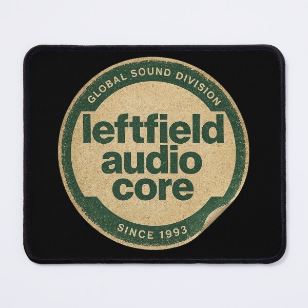Item preview, Leftfield Audio Core – Global Sound Division Retro Badge designed and sold by |TRSSHOP|.