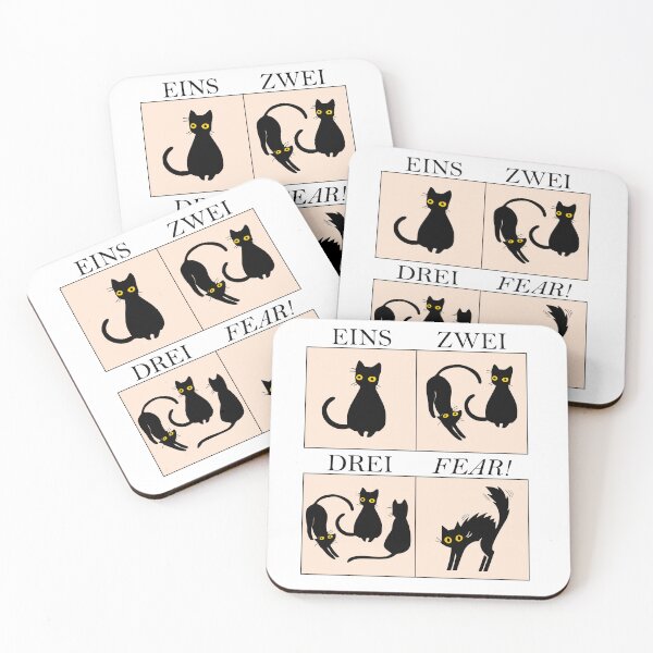Item preview, Learning German with cats: Eins, Zwei, Drei, FEAR designed and sold by Groenendijk.