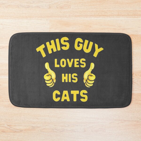 Item preview, This Guy Loves His Cats designed and sold by MiLaKK.