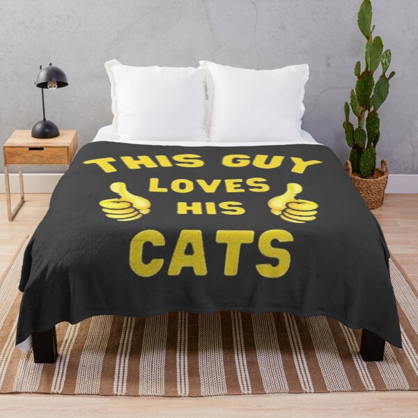 Item preview, This Guy Loves His Cats designed and sold by MiLaKK.