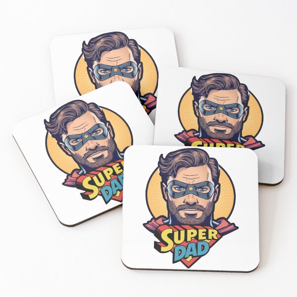 Item preview, Super Dad - Retro Comic Superhero | Best Dad Gift for Father's Day & Birthday designed and sold by MiszungART.