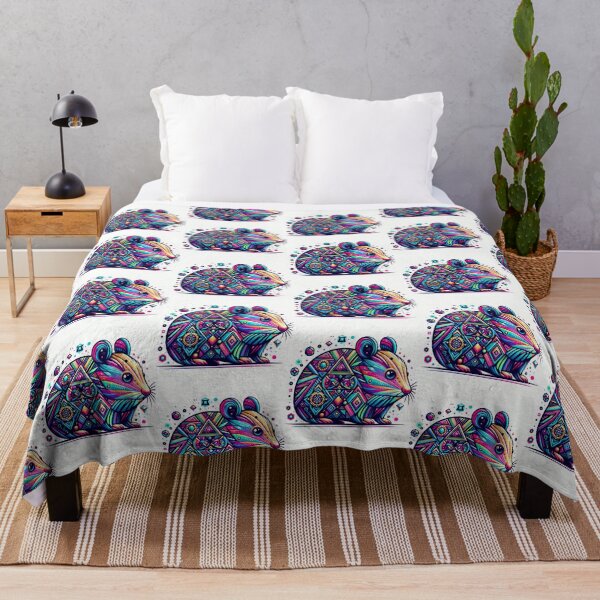Item preview, Colorful geometric decorative mystic hamster designed and sold by Dogandesighn.