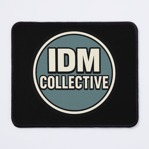 Item preview, IDM Collective – Minimal Electronic Culture Badge designed and sold by |TRSSHOP|.