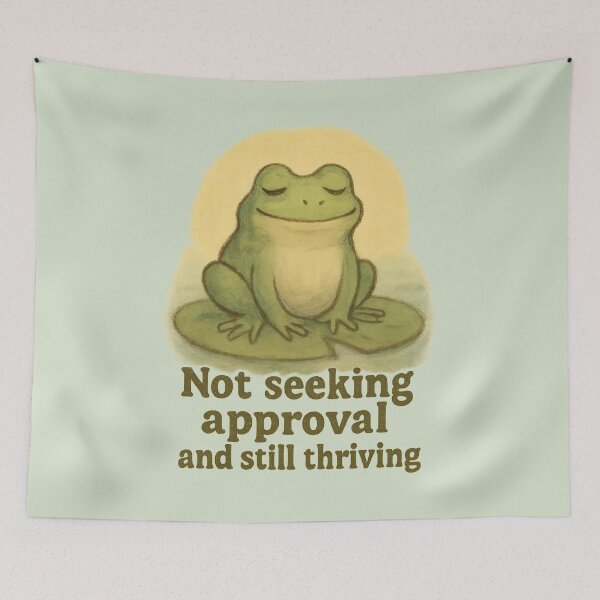 Item preview, Thriving Frog Confidence designed and sold by ChirpInc.