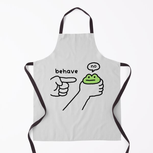Item preview, Behave, no… Funny Cute Frog  designed and sold by Buntrockstore.