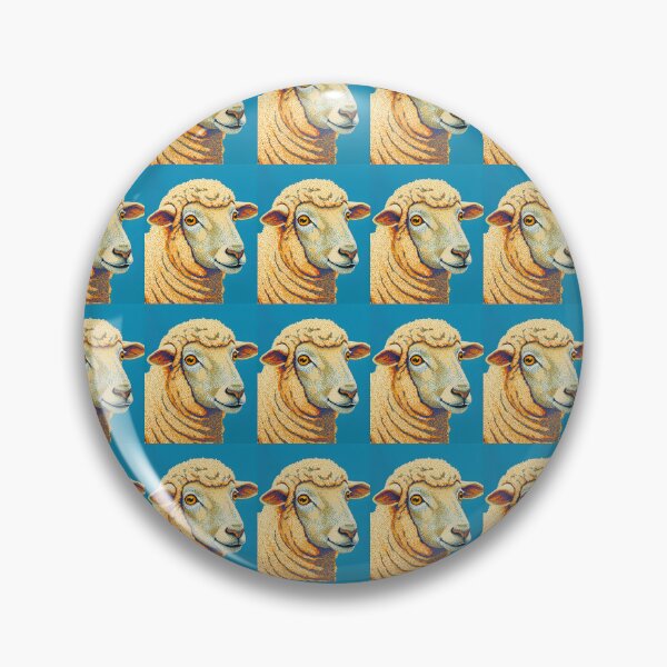 Item preview, PAINTING OF A SHEEP WITH DOTTS designed and sold by infinitearte.