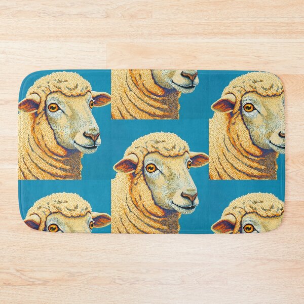 Item preview, PAINTING OF A SHEEP WITH DOTTS designed and sold by infinitearte.