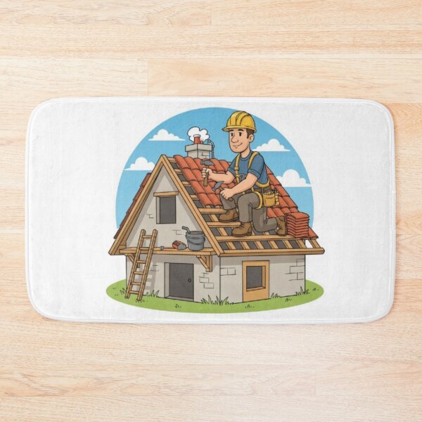 Item preview, The Art of Roofing: Roof Under Construction designed and sold by Sappe_online.