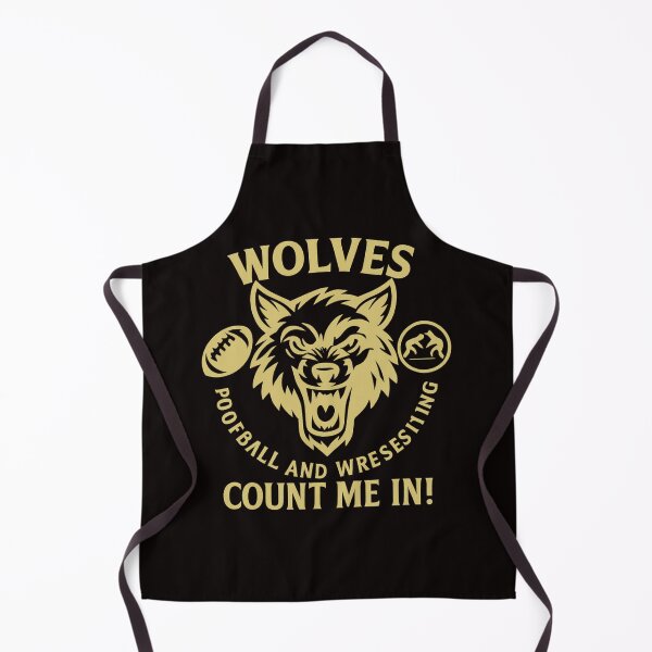 Item preview, “Wolves Football & Wrestling – Count Me In” designed and sold by FrameFlow.