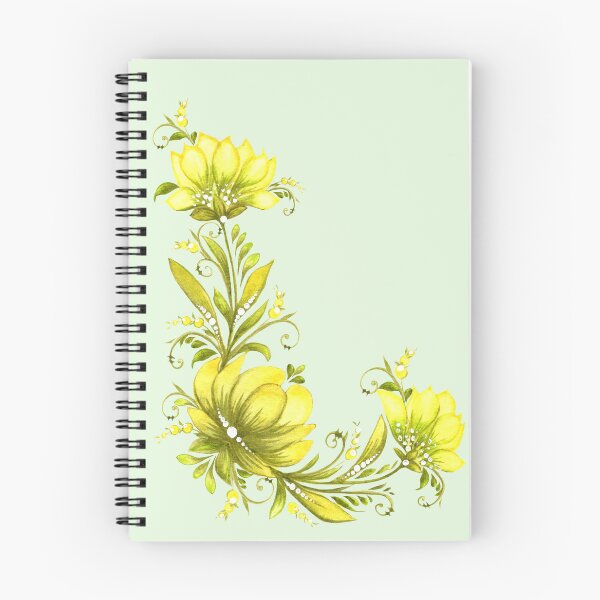 Item preview, Yellow-green flower of Ukraine in Petrykivka style, author's drawing designed and sold by Sunflower-7.