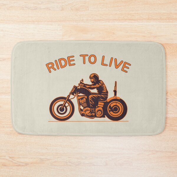 Item preview, Ride to Live Motorcycle Retro Design designed and sold by Musabinho.