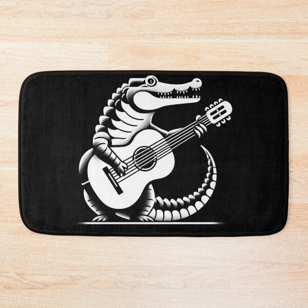 Item preview, Cute crocodile guitar playing  designed and sold by Dogandesighn.
