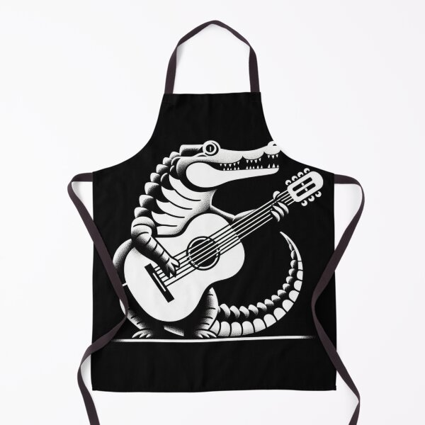 Item preview, Cute crocodile guitar playing  designed and sold by Dogandesighn.