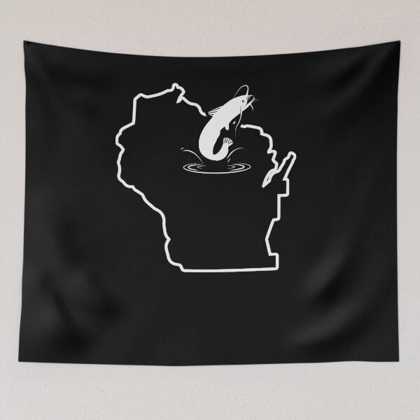 Item preview, Cat Fishing Gear Catfish Fishing Wisconsin Flathead designed and sold by shoppzee.