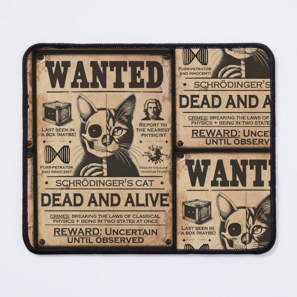 Item preview, Schrödinger's Cat - Wanted Dead AND Alive designed and sold by Groenendijk.