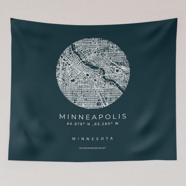 Item preview, Minneapolis Minnesota Minimalist City Map designed and sold by NosandEdgy.