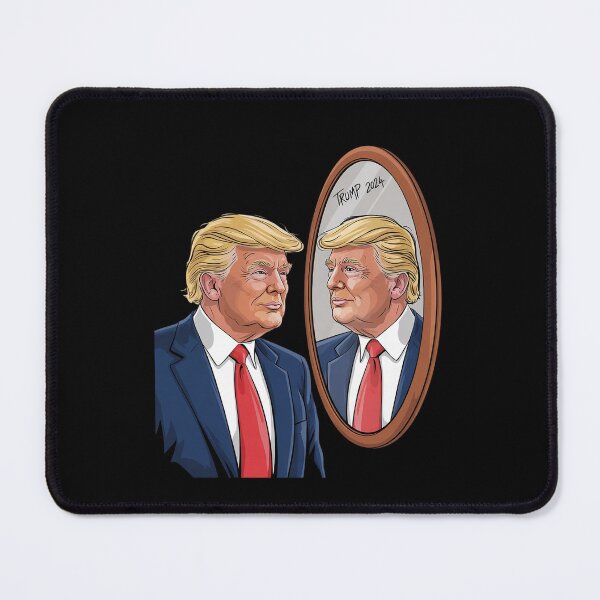 Item preview, Anti-Donald Trump Kissing Mirror - Narcissism Satire designed and sold by MonsterBuddiess.