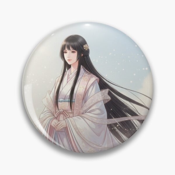 Item preview, Orihime — Weaver of Celestial Threads | Japanese Mythical Art / 織姫 ― 天を紡ぐ光の君 designed and sold by Mori-no-Akari.