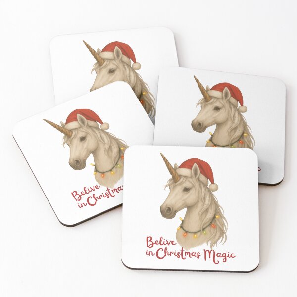 Item preview, Christmas Unicorn – Believe in Christmas Magic designed and sold by SVALANART.