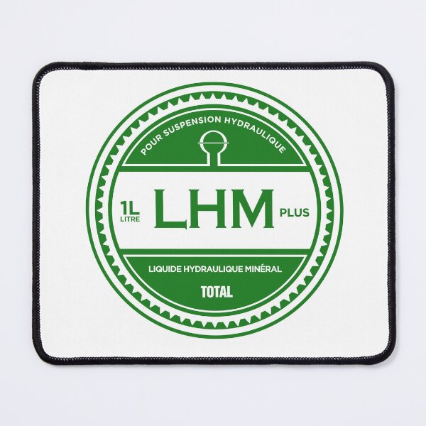 Item preview, LHM - Liquide Hydraulic Mineral vintage style logo designed and sold by RJWautographics.