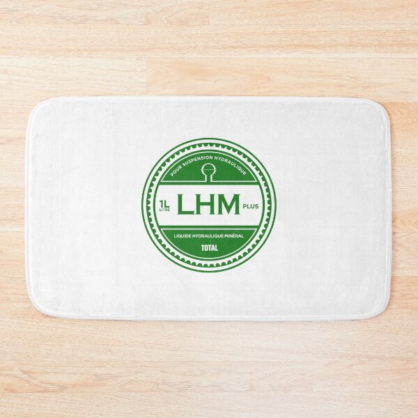 Item preview, LHM - Liquide Hydraulic Mineral vintage style logo designed and sold by RJWautographics.