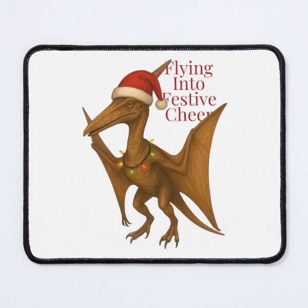 Item preview, Christmas Pteranodon – Flying Into Festive Cheer designed and sold by SVALANART.