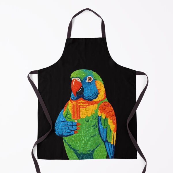 Item preview, A PARROT COLORED WITH DOTTS designed and sold by infinitearte.