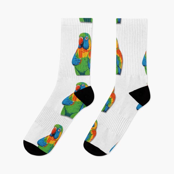Item preview, A PARROT COLORED WITH DOTTS designed and sold by infinitearte.